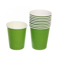 Стакан бумажный 250мл для горячего зеленый, 50 шт Liga Pack