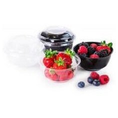 Контейнер КД-117 (креманка черная + крышка), 100 шт Комус