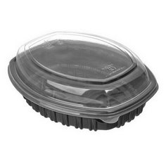 Контейнер СпК-257 черный + крышка СпК-257К, 10 шт Стиролпласт