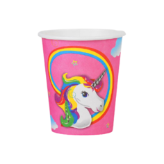 Стакан бумажный "Единорог" 220мл, 6 шт Сима ленд