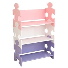 Система хранения KidKraft "Пазл", пастель (Puzzle Bookshelf &ndash; Pastel) (14415_KE)