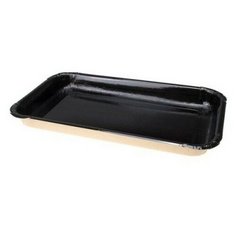 Коробка картонная (лоток) 225*135*20 ECO PLATTER 400 BlackEdition, 50 шт