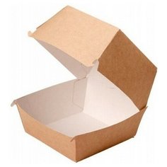 Коробка картонная для гамбургера 140*140*70 ECO BURGER L, 50 шт