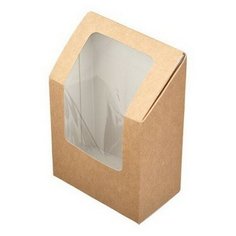 Коробка картонная с окном 90*50*130 ECO ROLL, 25 шт