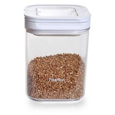 Контейнер для хранения продуктов Fissman 11 x 11 x 15 см / 1,1 л Квадратный