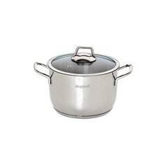 Кастрюля 2,5л 16*12см со стеклянной крышкой Маруся