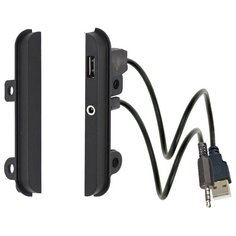 Переходная рамка Intro RTY-N11USB для TOYOTA 2din боковые вставки (USB,AUX)