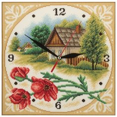 Набор для вышивания крестиком PANNA Часы, Домик (CH-1563)