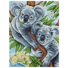 Набор для вышивания крестиком PANNA Пушистые коалы (J-1927)