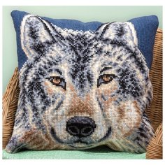 Набор для вышивания крестиком PANNA Подушка, Волк (PD-1619)