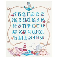 Набор для вышивания крестиком PANNA Морской алфавит (MT-1945)
