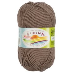 Пряжа Alpina Misty, 70% хлопок, 30% шерсть, 10*50 г, 105 м+-5 м, №09, какао