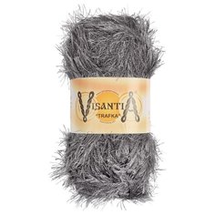 Пряжа Visantia Trafka, 100% полиэстер, 5*100 г, 150 м+-3 м, №0036, серый