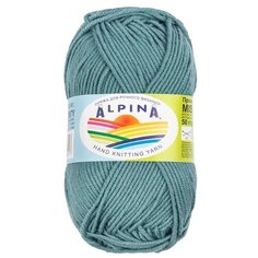 Пряжа Alpina Misty, 70% хлопок, 30% шерсть, 10*50 г, 105 м+-5 м, №20, грязно-серо-голубой
