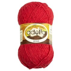 Пряжа Adelia Kiss, 100% полиэстер, 10*50 г, 145 м+-7 м, №14, красный