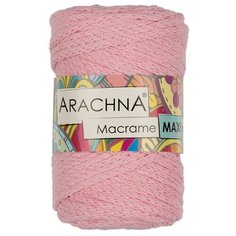 Пряжа ARACHNA Macrame Maxi, 80% хлопок, 20% полиэстер, 4*250 г, 80 м, №05, светло-розовый