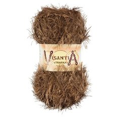 Пряжа Visantia Trafka, 100% полиэстер, 5*100 г, 150 м+-3 м, №0101, бронзовый
