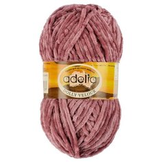 Пряжа Adelia Dolly Velour, 100% микрополиэстер, 5*100 г, 93 м+-6 м, №05, античная роза