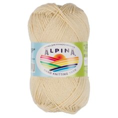 Пряжа Alpina Lollipop, 100% хлопок, 10*50 г, 175 м+-8 м, №09, бежевый