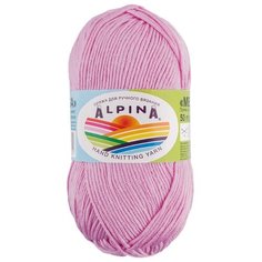 Пряжа Alpina Melissa, 95% вискоза, 5% кашемир 10*50 г, 125 м+-6 м, №17, сиреневый