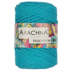 Пряжа ARACHNA Macrame Maxi, 80% хлопок, 20% полиэстер, 4*250 г, 80 м, №13, бирюзовый