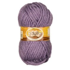 Пряжа Adelia Fast, 78% акрил, 22% шерсть, 3*150 г, 45 м+-2 м, №04, фиолетовый