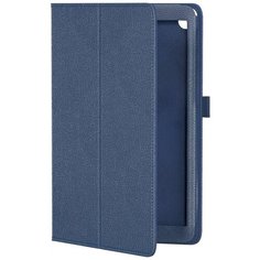 Кожаный чехол подставка для Samsung Galaxy Tab A 8.0 SM-T295 GSMIN Series CL (Темно-синий)