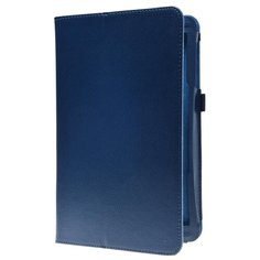 Кожаный чехол подставка для Lenovo Tab M10 Plus TB-X606X GSMIN Series CL (Темно-синий)