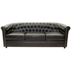 КОЖАНЫЙ ТРЕХМЕСТНЫЙ ДИВАН KARO BLACK 3S MAK Interior