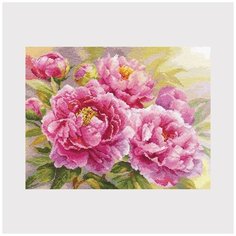 Набор для вышивания крестиком Алиса Пионы, 30*40 см (2-35)