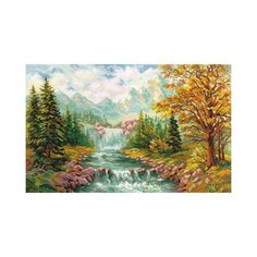 Набор для вышивания крестиком Алиса Горный водопад, 41*26 см (3-09)
