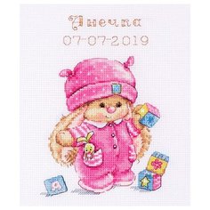 Набор для вышивания крестиком Алиса Зайка Ми малышка, 13*17 см (0-188)