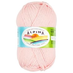 Набор пряжи Alpina "Nana", 10*50 г, 105 м+/-10 м, №17 светлый розовый