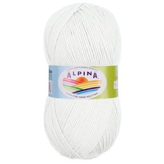 Набор пряжи Alpina "Stella", 3*100 г, 250 м+/-13 м, №84 белый