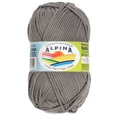 Набор пряжи Alpina "Nana", 10*50 г, 105 м+/-10 м, №21 серый