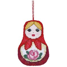 Набор для вышивания крестиком PANNA Игрушка, Матрешка (IG-1186)