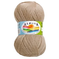 Набор пряжи Alpina "Klement", 4*50 г, 300 м+/-10 м, №14 бежевый