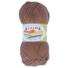 Набор пряжи Alpina "Holly", хлопок, 10*50 г, 200 м+/-10 м, №223 коричневый