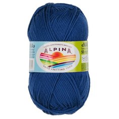 Набор пряжи Alpina "Nana", 10*50 г, 105 м+/-10 м, №23 синий