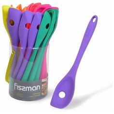 Ложка с отверстием Fissman Iris 27 см
