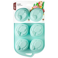 Форма для выпечки APOLLO genio "Bloom" бирюзовый