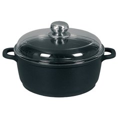 Кастрюля Maestro Cast со стеклянной крышкой 16см / 1,0л MR-4616C
