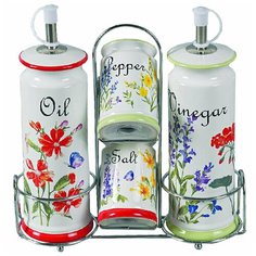 Ёмкости для специй Maestro Flora 5 пр MR-20008-04S