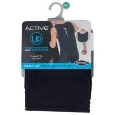 Майка Pompea, CANOTTA ACTIVE UP, размер S/M, черный