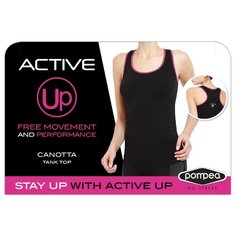 Майка Pompea, CN ACTIVE из мягкой дышащей ткани, размер L, синий