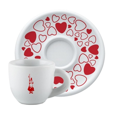 Чашка Bialetti Cuorе с блюдцем для капучино