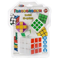 Набор головоломок Играем вместе Кубики, Змейка, на блистере, 20,5*15,7*4 см (B1805276-R)