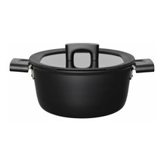 Кастрюля с крышкой Fiskars Hard Face 1052227 [22см; 3,5л]