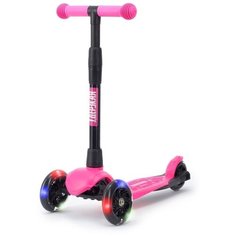 Самокат для девочки !Дерзкая Леди Style детский трехколесный бесшумное шасси Super-CHASSIS 3-колесный 3 года гарантии, розовый !Дерзкий