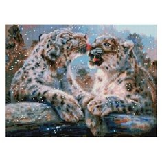 Мозаика на подрамнике 30*40 см Белоснежка 564-ST-S Ирбисы